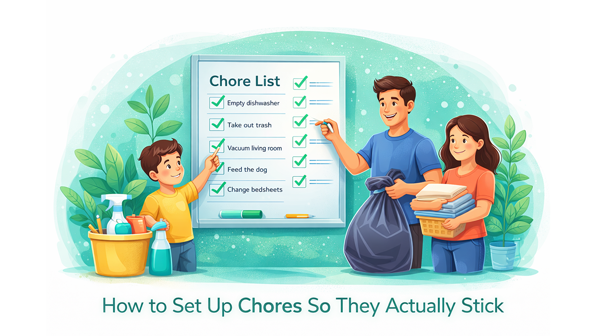 How to Set Up Chores So They Actually Stick